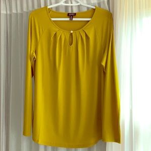 Chartreuse Jones New York blouse